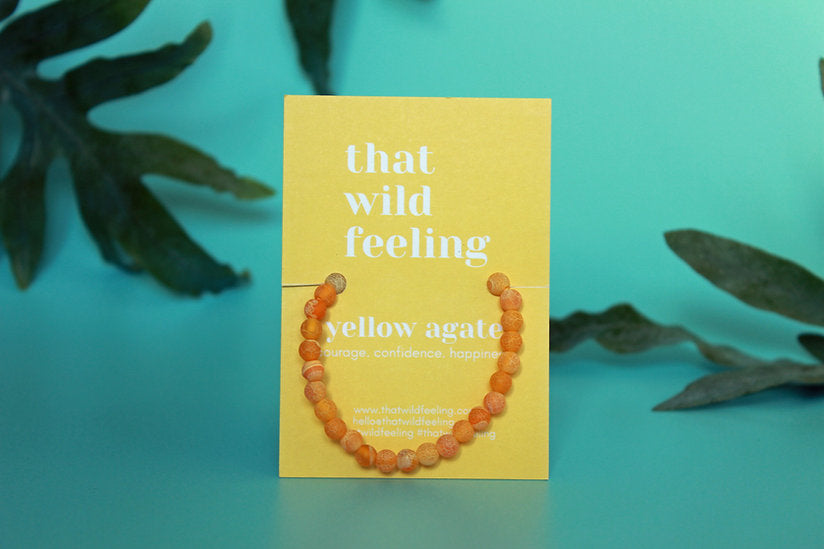 Yellow Agate Bracelet-Neighbourhood Store