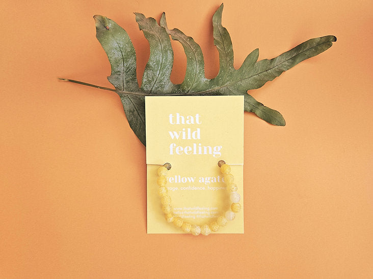 Yellow Agate Bracelet-Neighbourhood Store