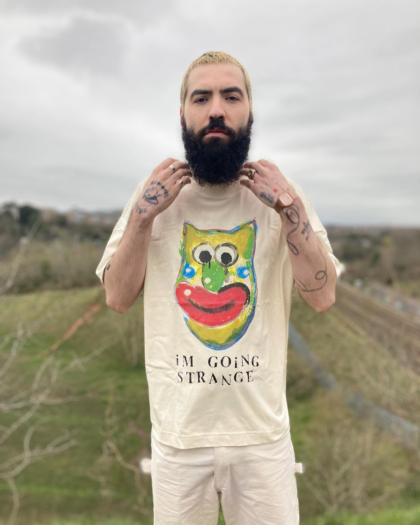 STRANGE' Skater style t-shirt-Neighbourhood Store