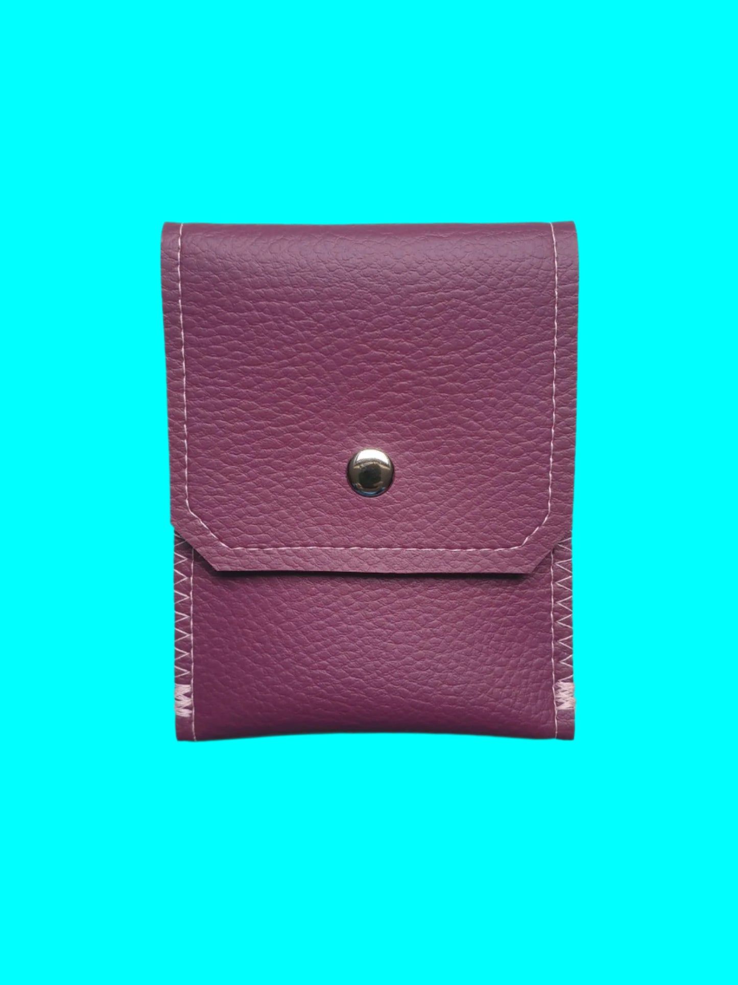 Faux Leather Card Purse
