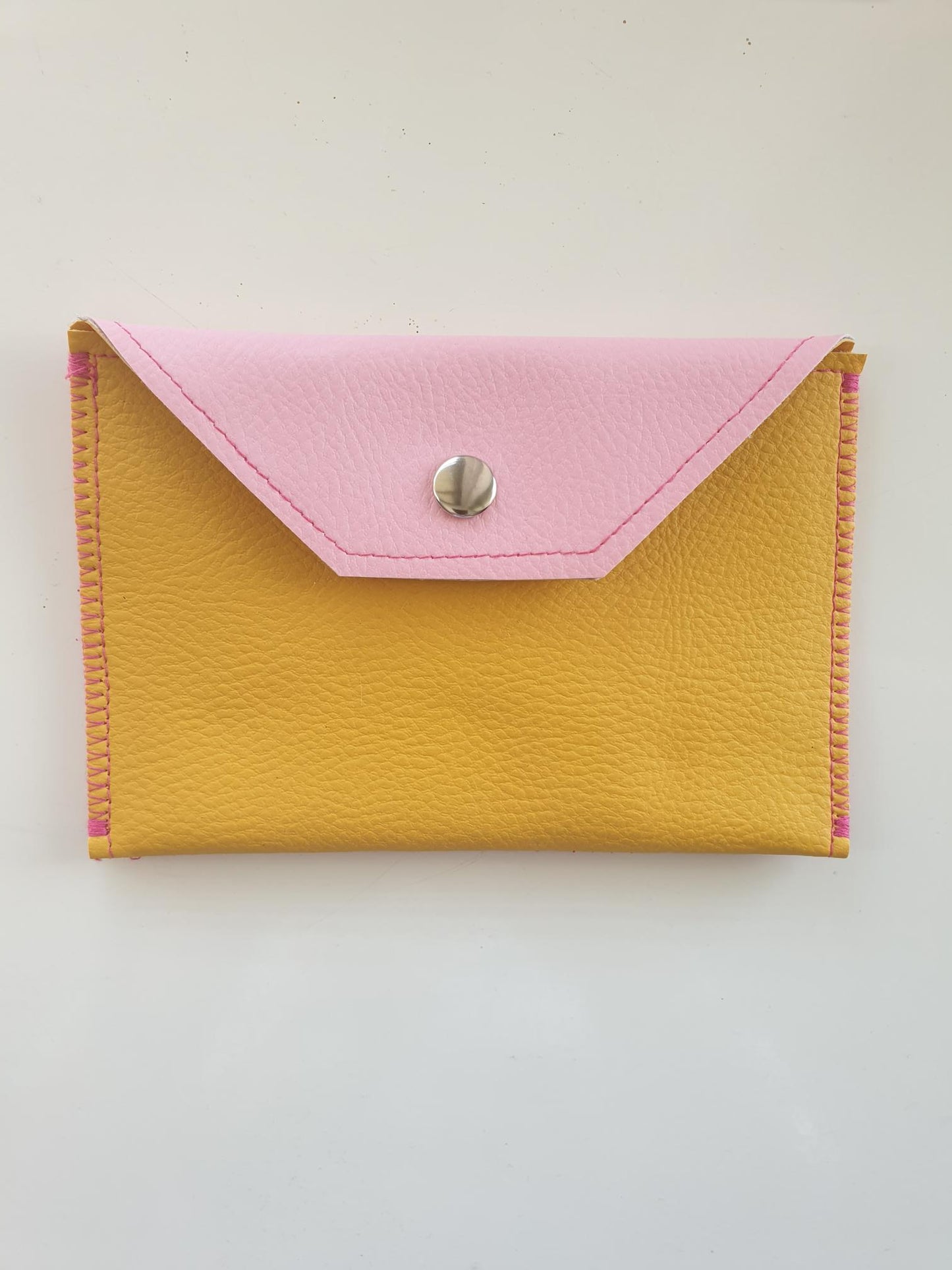 Faux Leather Two Pocket Purse
