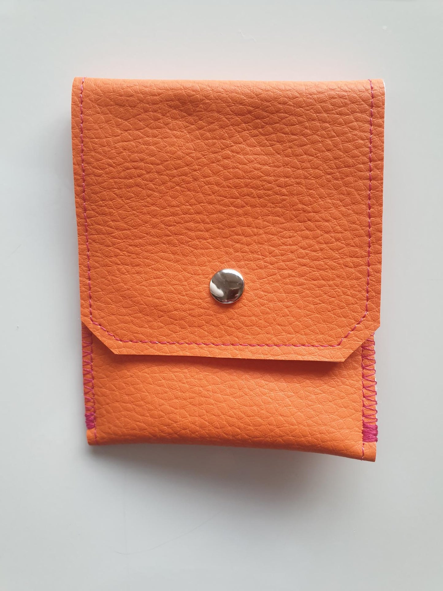Faux Leather Card Purse