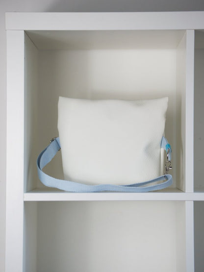 White Bag in Recycled Leather