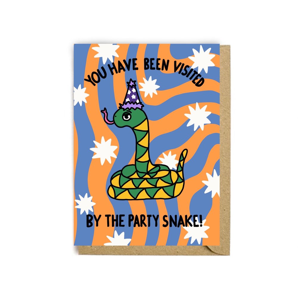 Party Snake Card