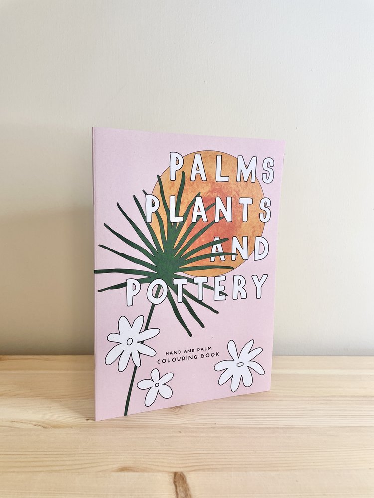 PALMS, PLANTS AND POTTERY COLOURING BOOK