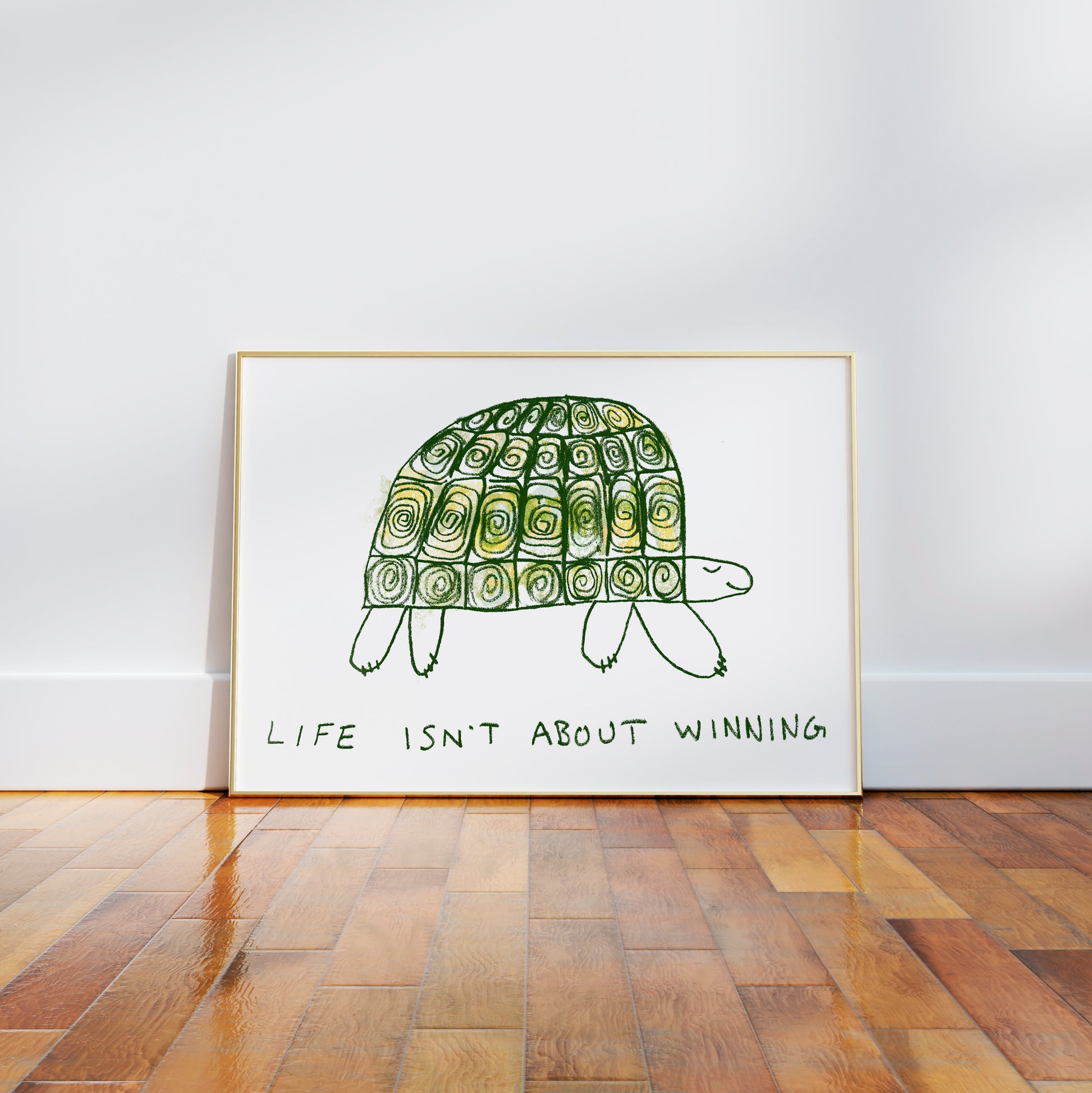 Life Isn’t About Winning A3 Art Print-Neighbourhood Store