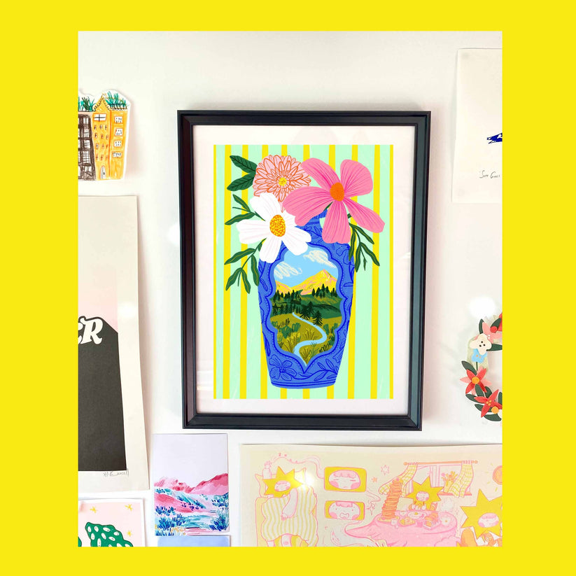 Spring Flowers Vase-Neighbourhood Store