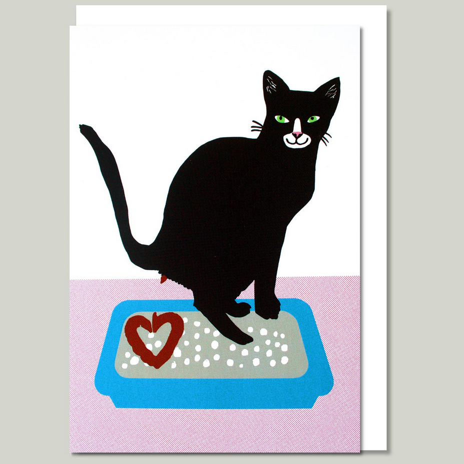 Cat Poo Heart