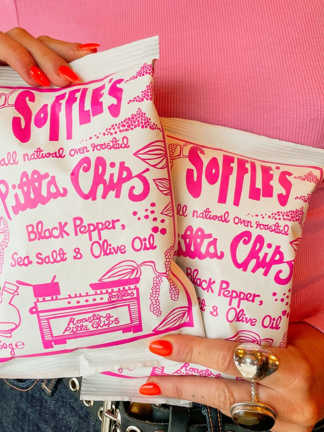 Black Pepper, Sea Salt, & Olive Oil Pitta Chips