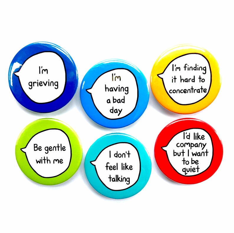 Grief Pin Badge Kit (in packaging)-Neighbourhood Store