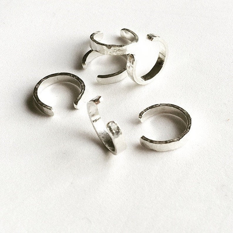Hammered Solid Silver Ear Cuff-Neighbourhood Store
