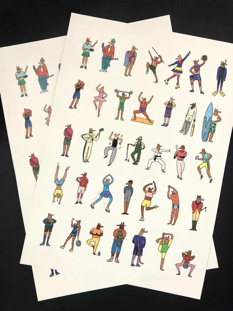Sport Star Print-Neighbourhood Store