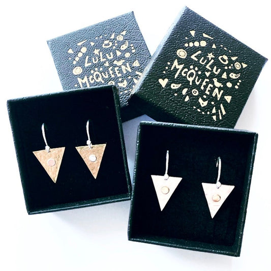 Triangle Dangle Earrings