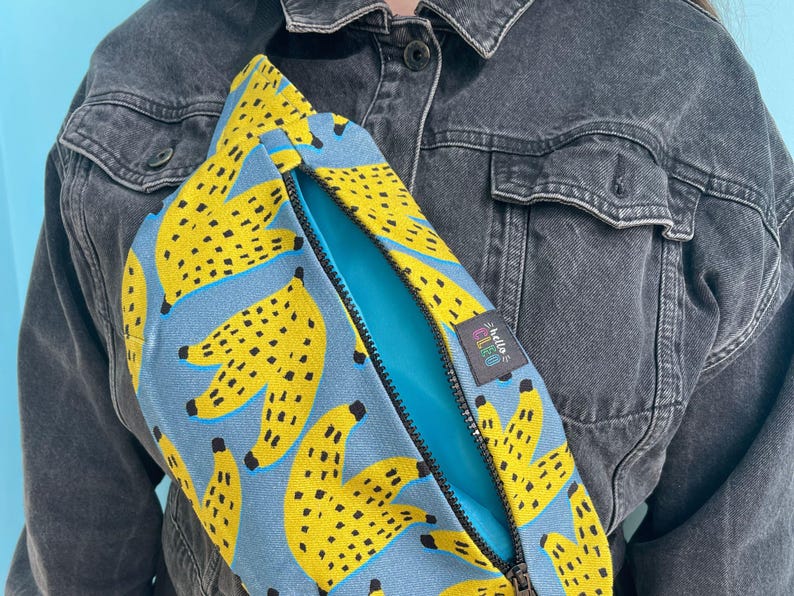 Bananas Denim Bum Bag