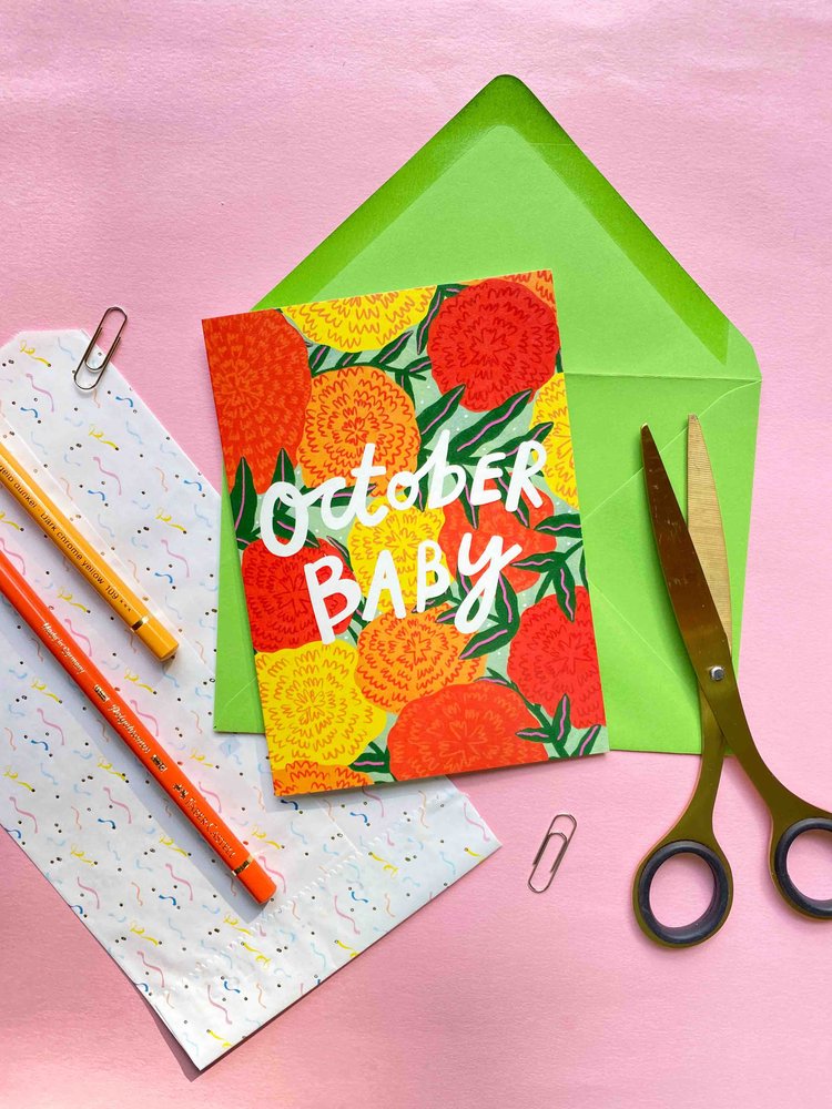 New Baby Card - One For Each Month-Neighbourhood Store