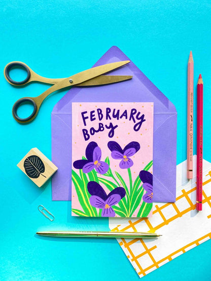 New Baby Card - One For Each Month