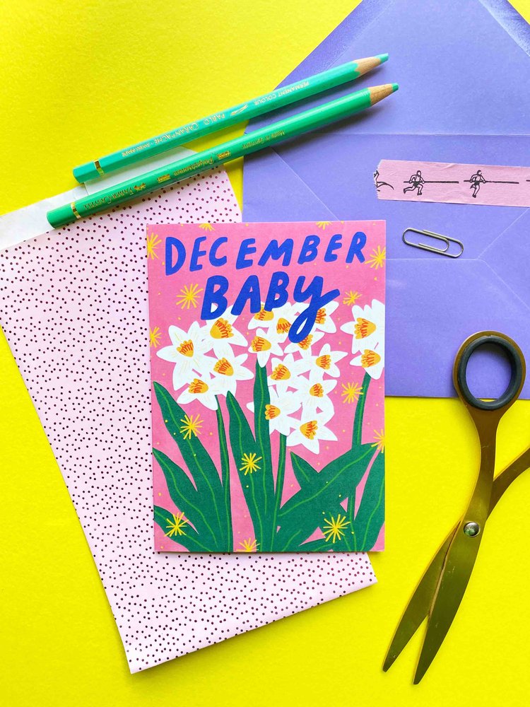 New Baby Card - One For Each Month