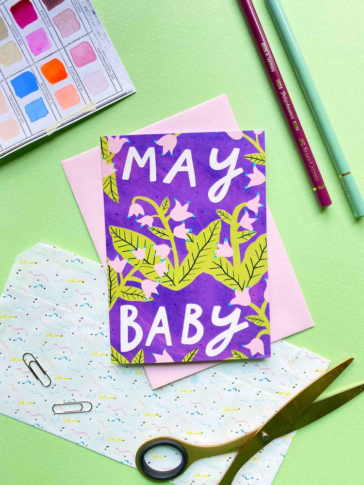 New Baby Card - One For Each Month