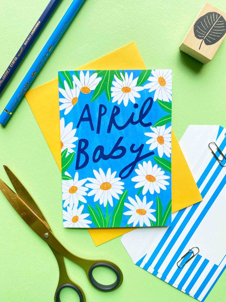 New Baby Card - One For Each Month