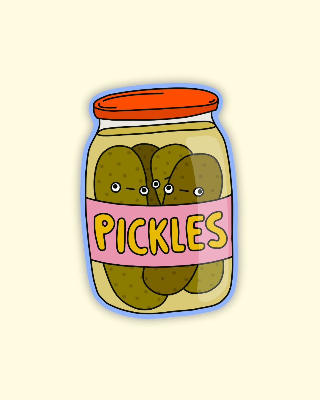 Pickle Jar Sticker