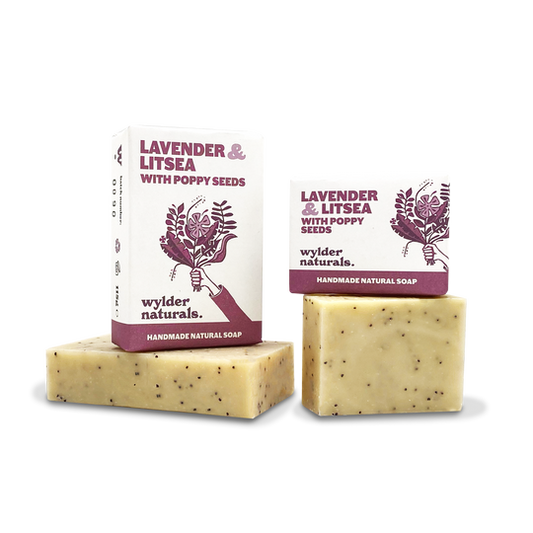 Lavender & Litsea with Poppy Seeds Soap