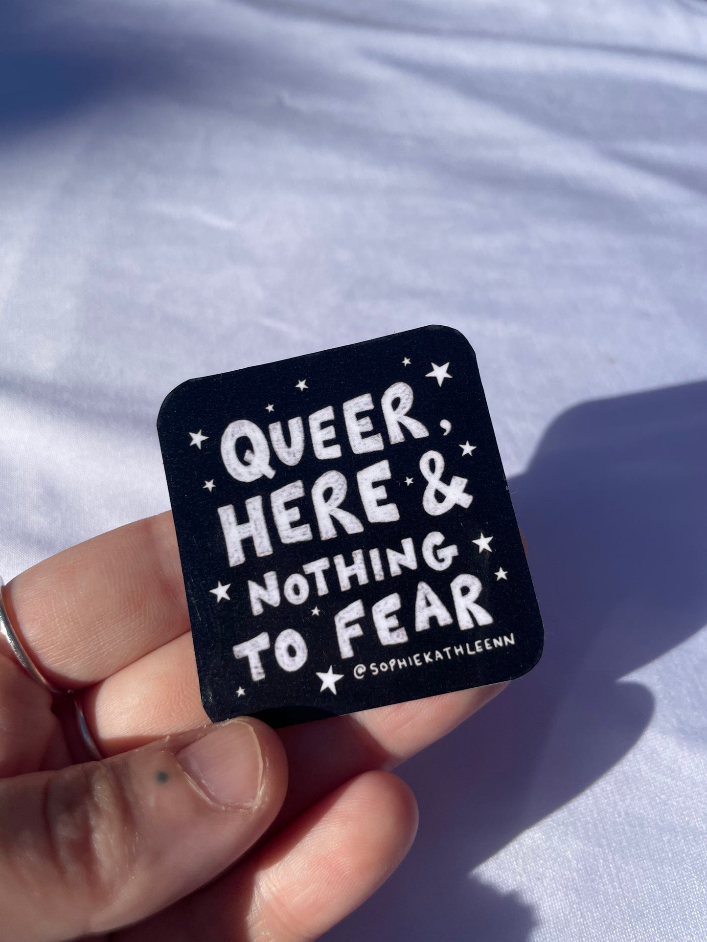 Queer here sticker-Neighbourhood Store