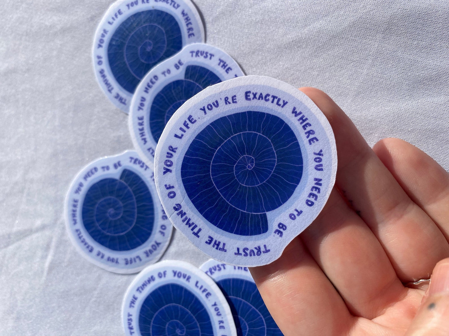 Trust the timing of your life sticker-Neighbourhood Store