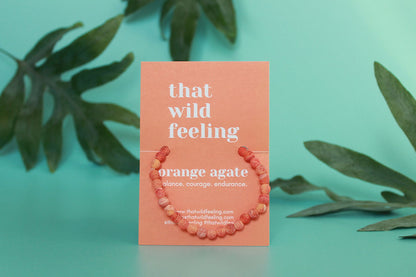 Orange Agate Bracelet-Neighbourhood Store 