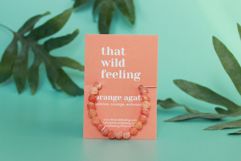 Orange Agate Bracelet-Neighbourhood Store 