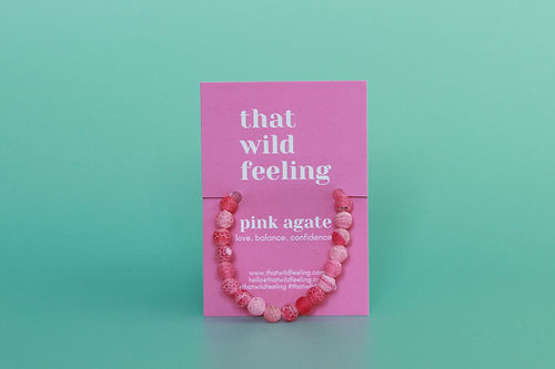 Pink Agate Bracelet-Neighbourhood Store 