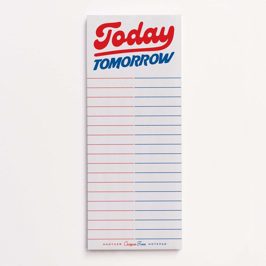 Today/ Tomorrow Note Pad