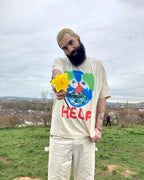 HELP' Skater style T-shirt-Neighbourhood Store 