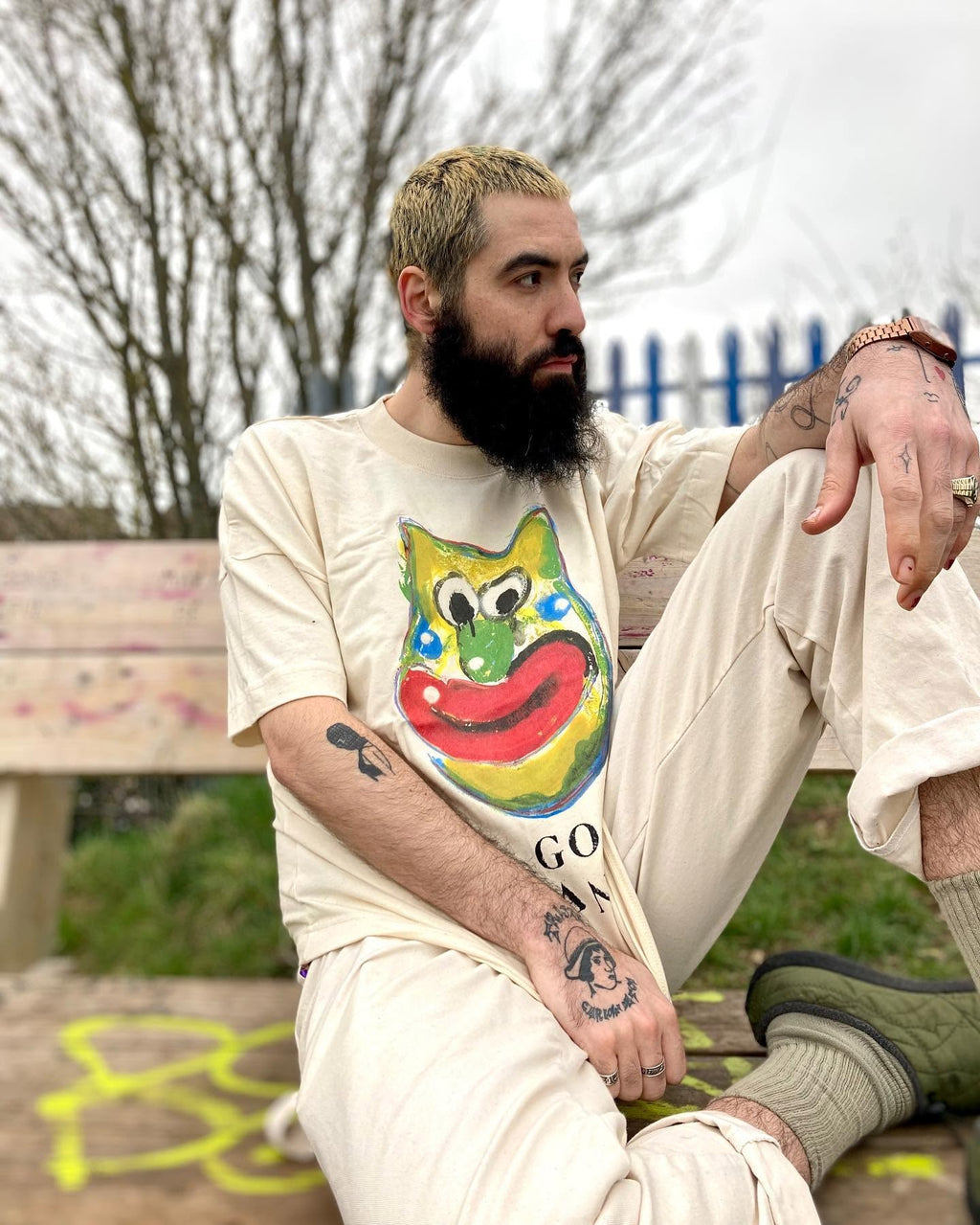 STRANGE' Skater style t-shirt-Neighbourhood Store 