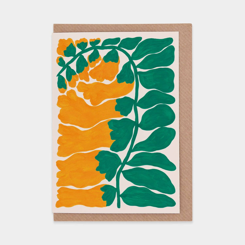 Foxglove WWF Greetings Card