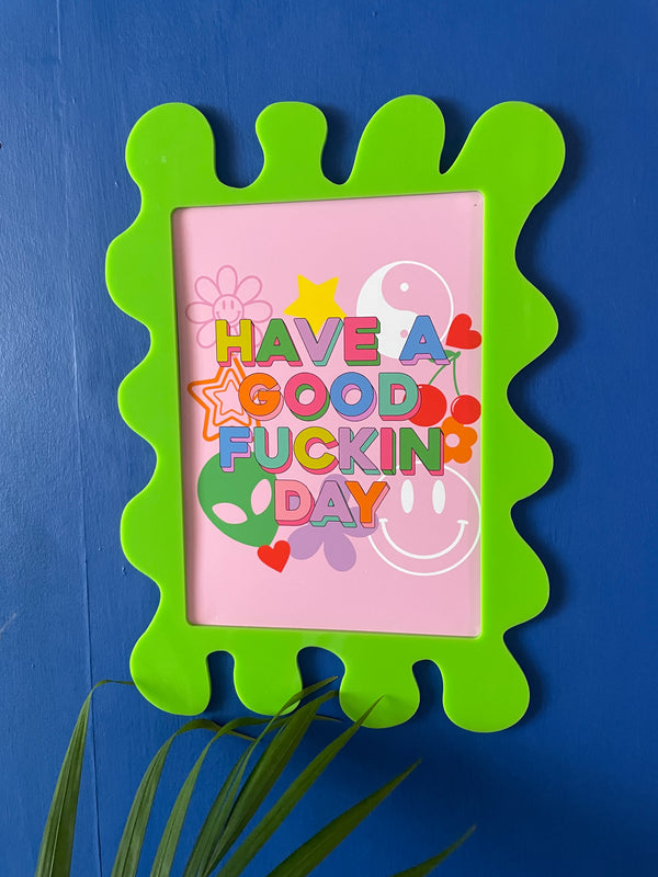 A5 Blobby Wall Frame