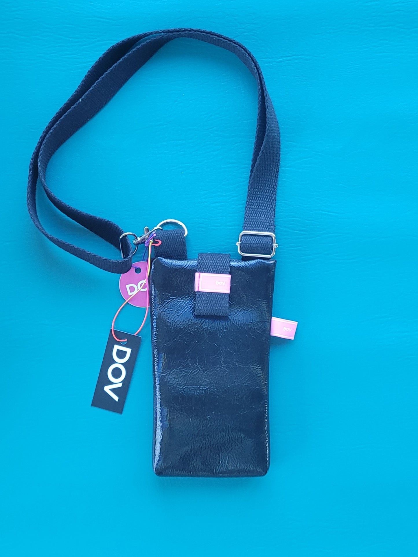 Where is my phone? Black Holographic Bag