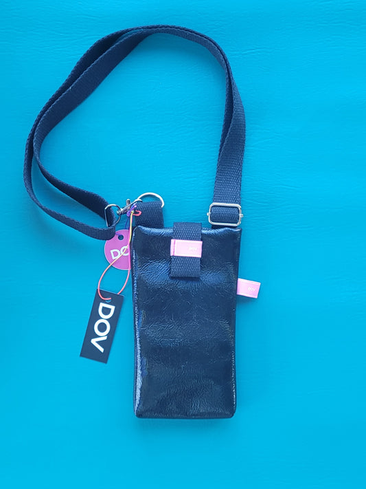 Where is my phone? Black Holographic Bag