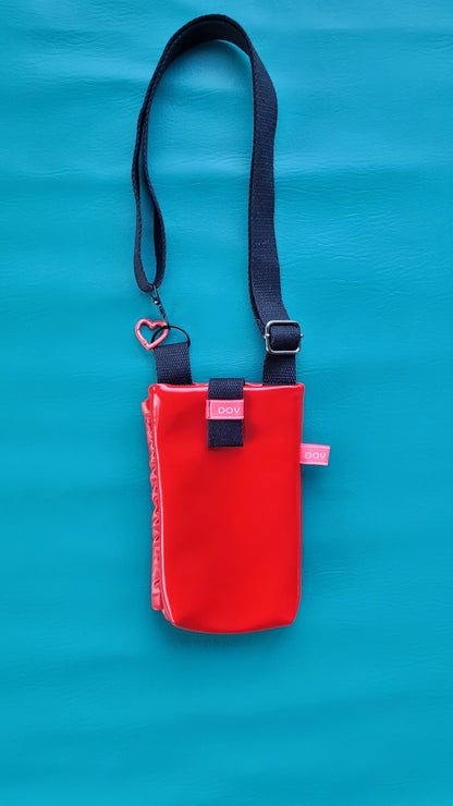 Where is my phone? Shopper Bag in Red Patent