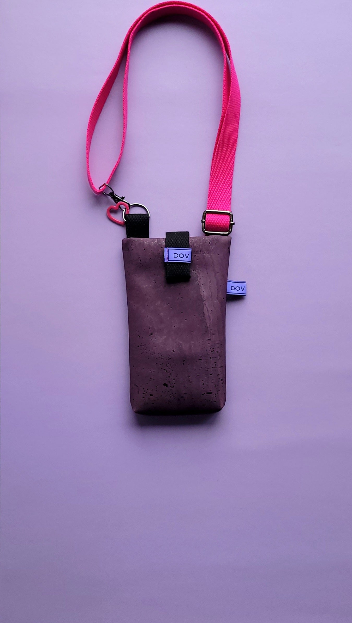 “Where is my phone?” Plum Cork Bag