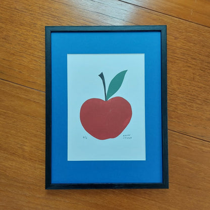 Apple Linocut