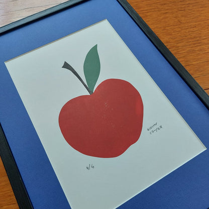 Apple Linocut