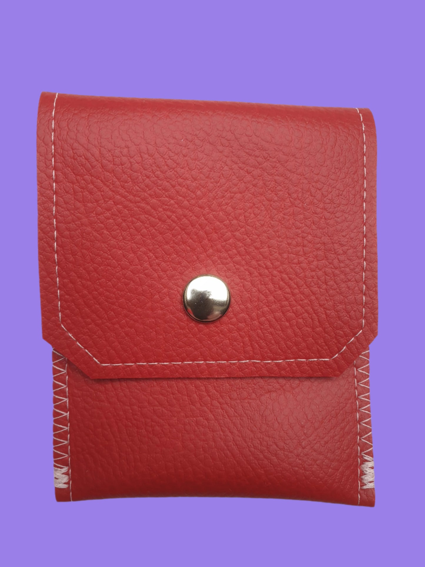 Faux Leather Card Purse