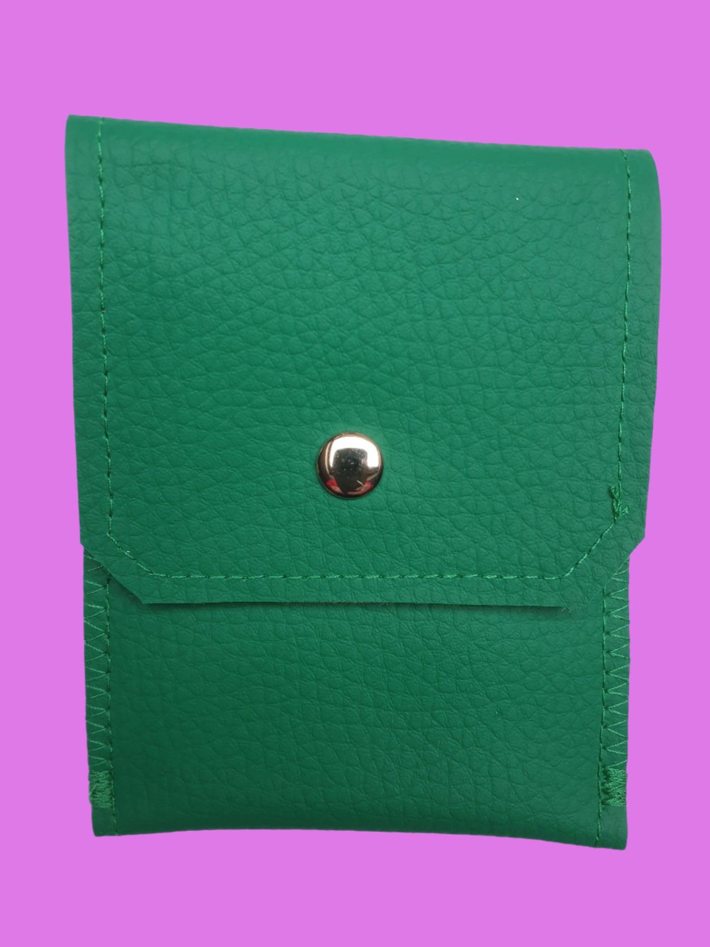 Faux Leather Card Purse