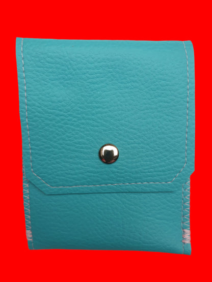 Faux Leather Card Purse