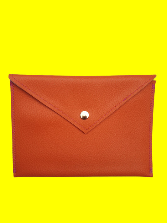 Faux Leather Mini Clutch