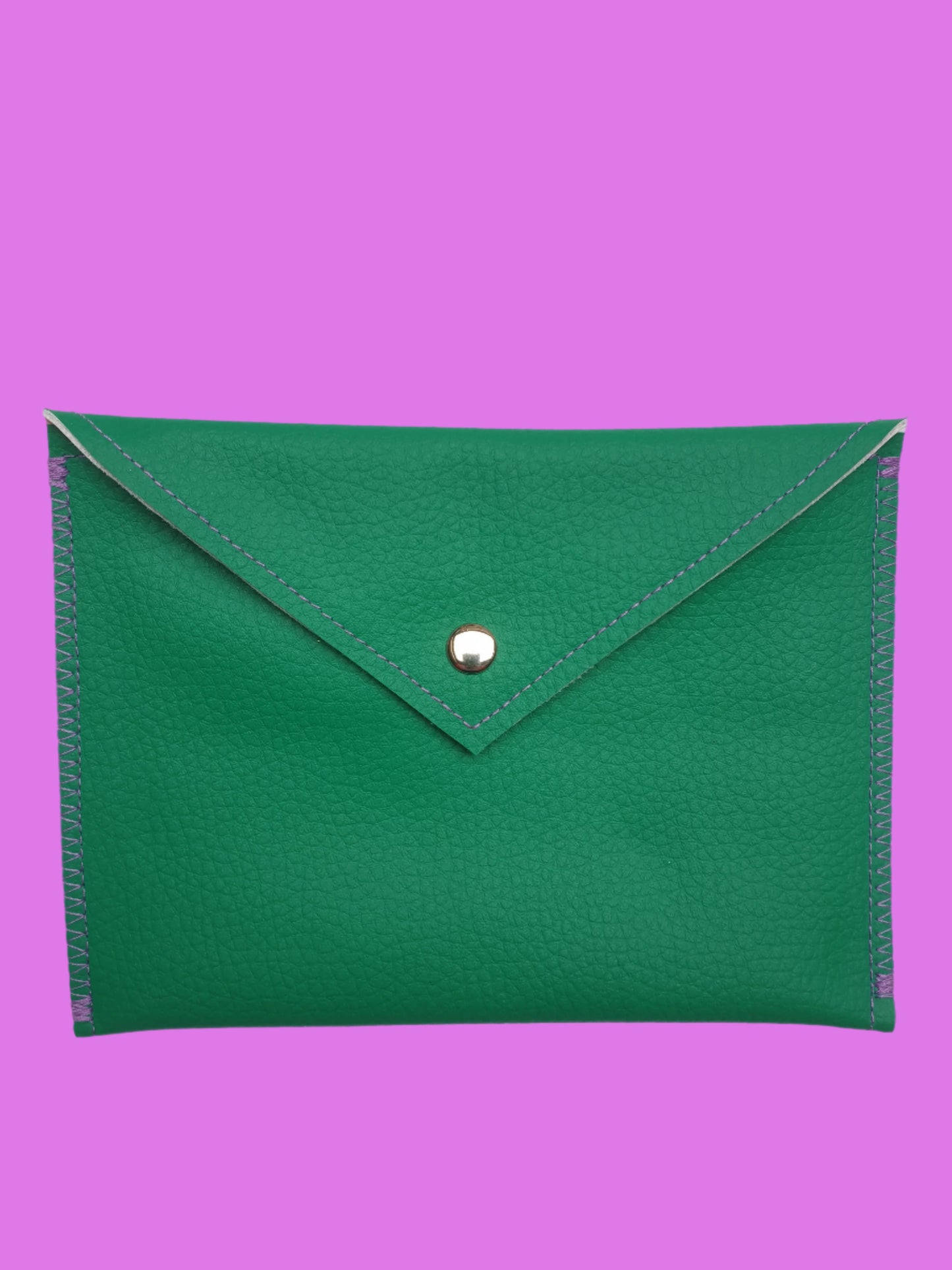 Faux Leather Mini Clutch