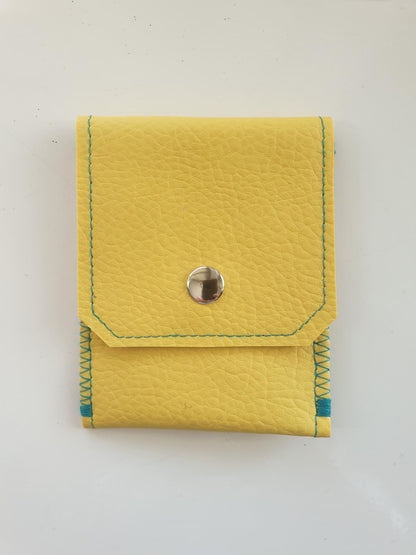 Faux Leather Card Purse