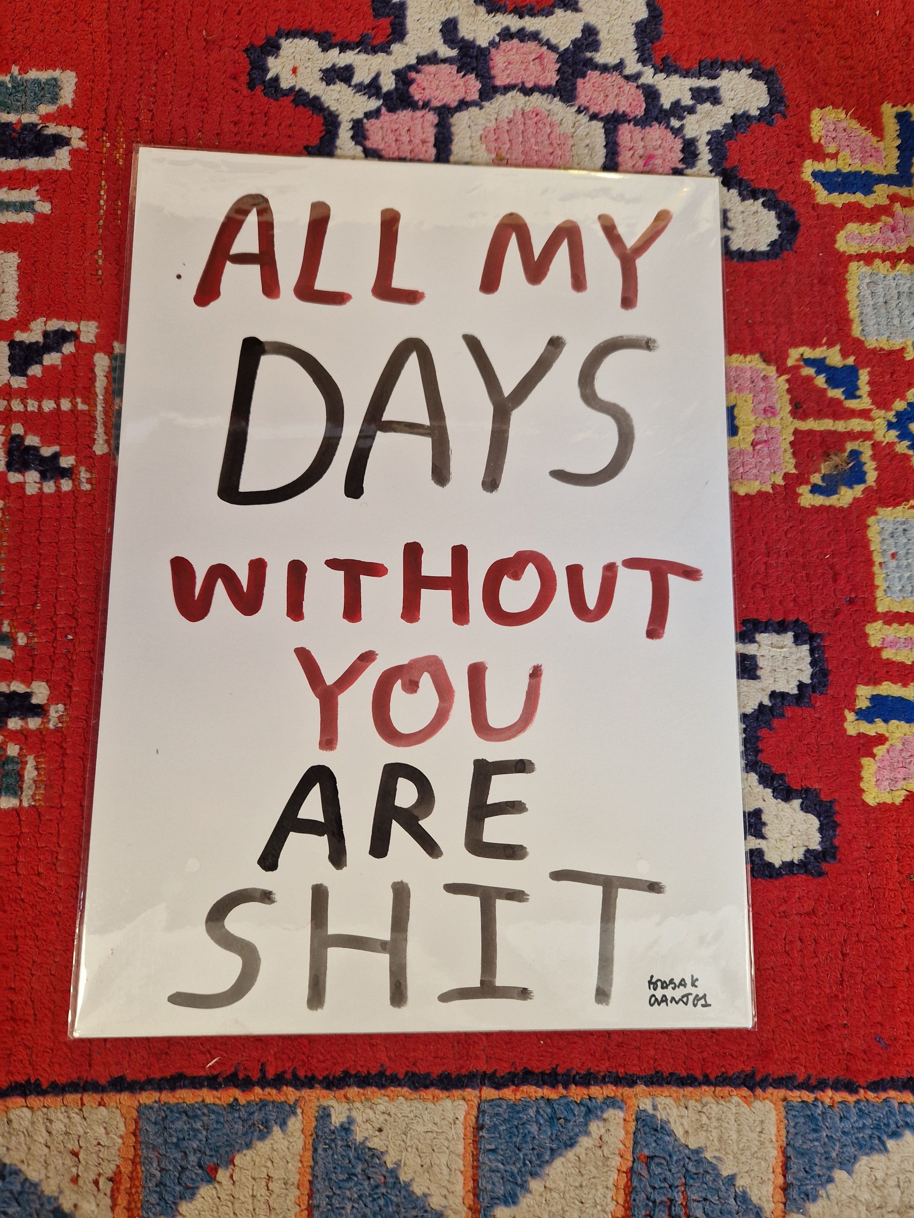 ALL MY DAYS  - ORIGINAL