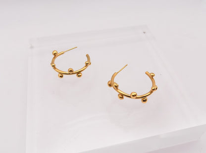 Gold Plated BLOB Earrings