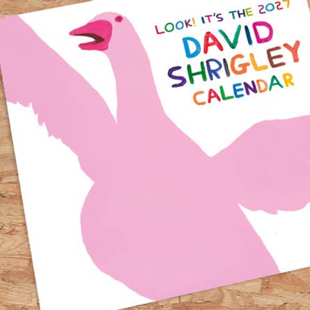 Official and Exclusive David Shrigley 2027 Calendar - PRE-ORDER